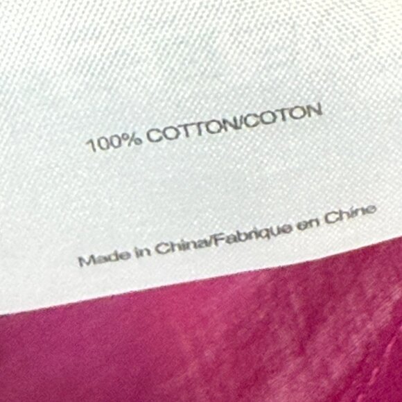 Tory Burch Button Down Shirt Blouse Long Sleeve Roll Tabs Pink Purple Cotton 2 - Picture 7 of 10